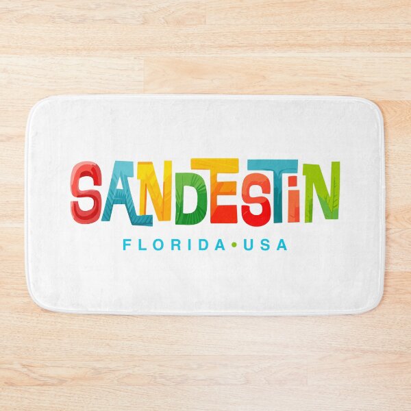 Item preview, Sandestin Florida Mid-Century Typographic Design designed and sold by Futurebeachbum.