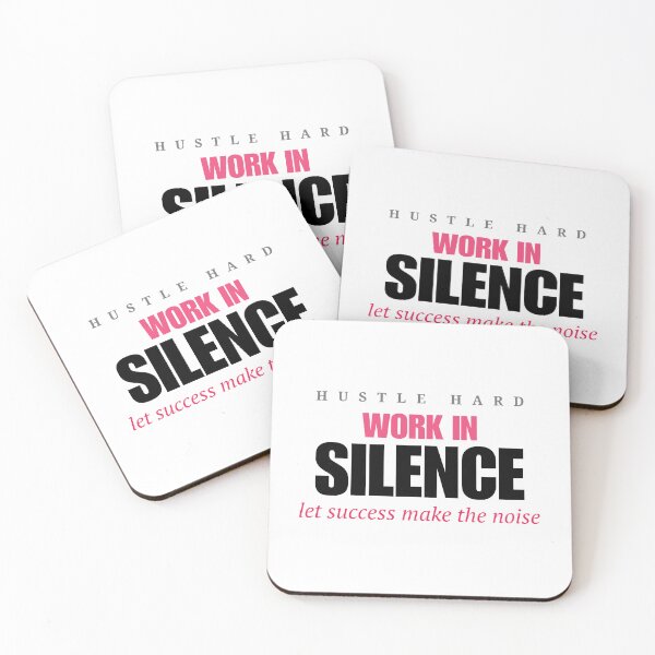Item preview, Work In Silence Let Success Make The Noise – Entrepreneur Hustle Typography Tee designed and sold by Epic Wear Store.