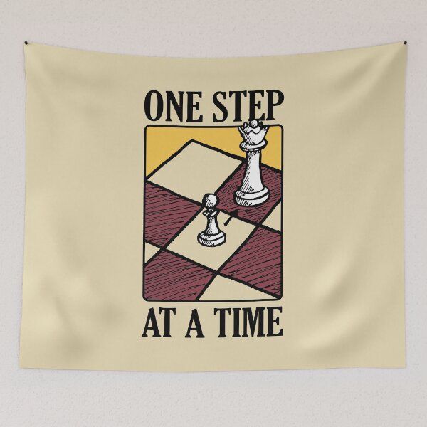 Item preview, One Step at a time - Chess designed and sold by TKsuited.