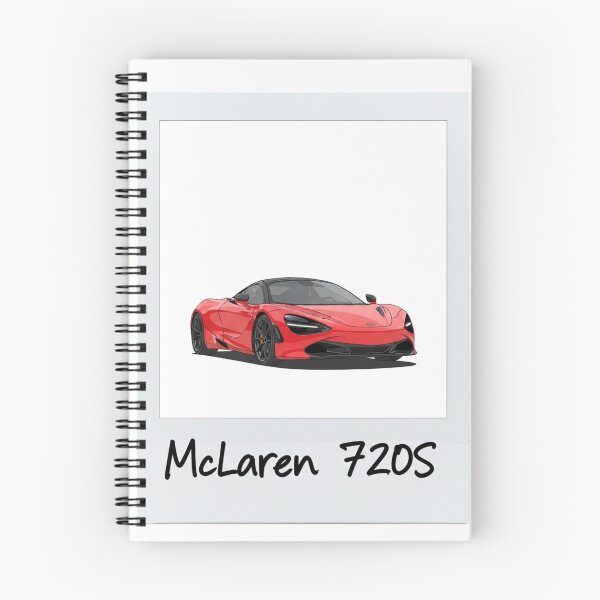 Item preview, McLaren 720S Red Supercar Retro Polaroid Aesthetic Art designed and sold by Motorline44.