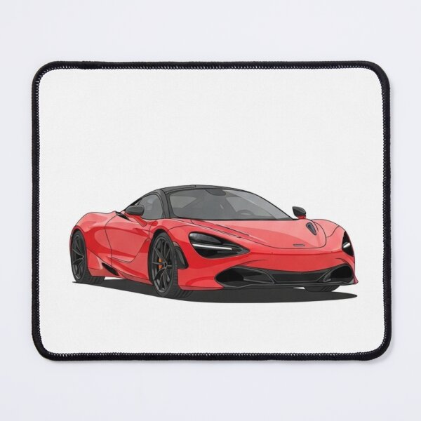 Item preview, McLaren 720S Red Supercar Retro Polaroid Aesthetic Art designed and sold by Motorline44.
