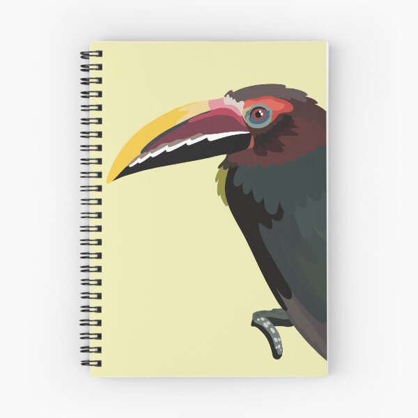 Item preview, Green Aracari Toucan Tropical Bird Illustration Exotic Bird Art Zoo Keeper Wildlife Design designed and sold by PrettylittlepastelUk.