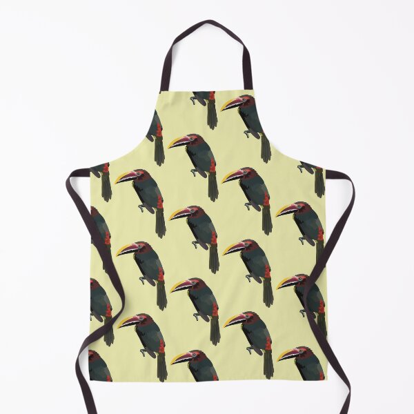 Item preview, Green Aracari Toucan Tropical Bird Illustration Exotic Bird Art Zoo Keeper Wildlife Design designed and sold by PrettylittlepastelUk.