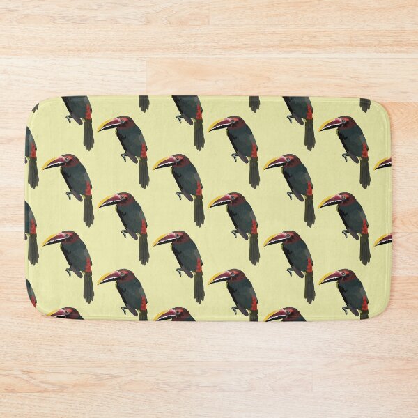 Item preview, Green Aracari Toucan Tropical Bird Illustration Exotic Bird Art Zoo Keeper Wildlife Design designed and sold by PrettylittlepastelUk.