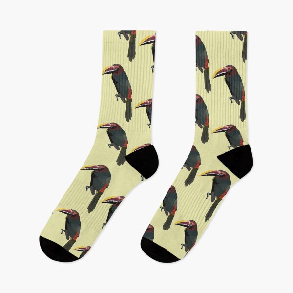 Item preview, Green Aracari Toucan Tropical Bird Illustration Exotic Bird Art Zoo Keeper Wildlife Design designed and sold by PrettylittlepastelUk.