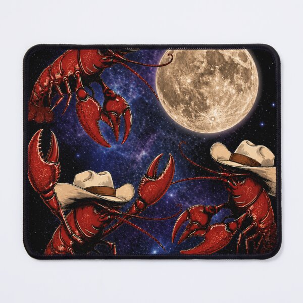 Item preview, Three Crawfish Moon , Crawfish Howling at the Moon designed and sold by will freed18.