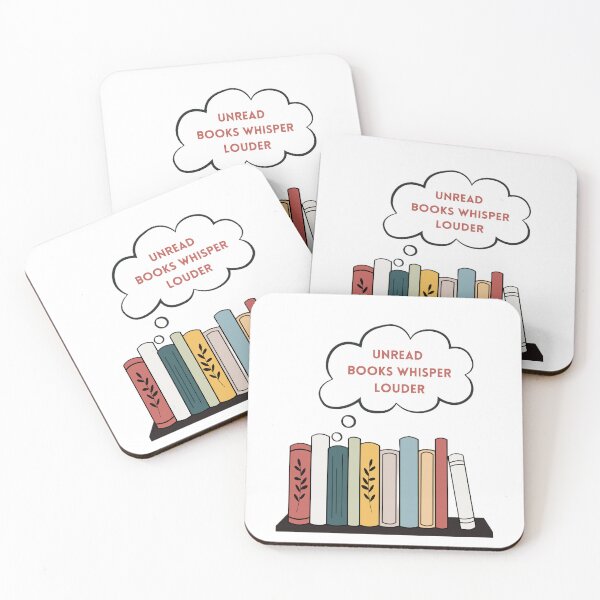 Item preview,  Unread books whiper louder designed and sold by creativityisfun.