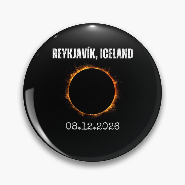 Item preview, REYKJAVÍK, ICELAND 08.12.2026 Solar Eclipse designed and sold by snowry.