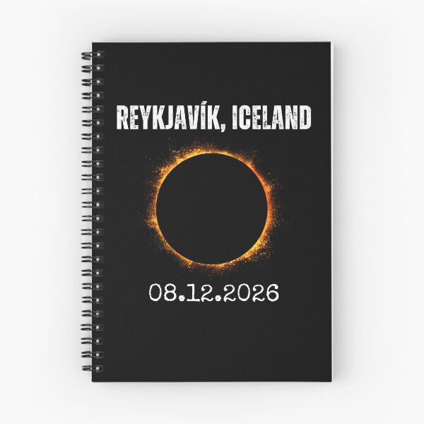 Item preview, REYKJAVÍK, ICELAND 08.12.2026 Solar Eclipse designed and sold by snowry.