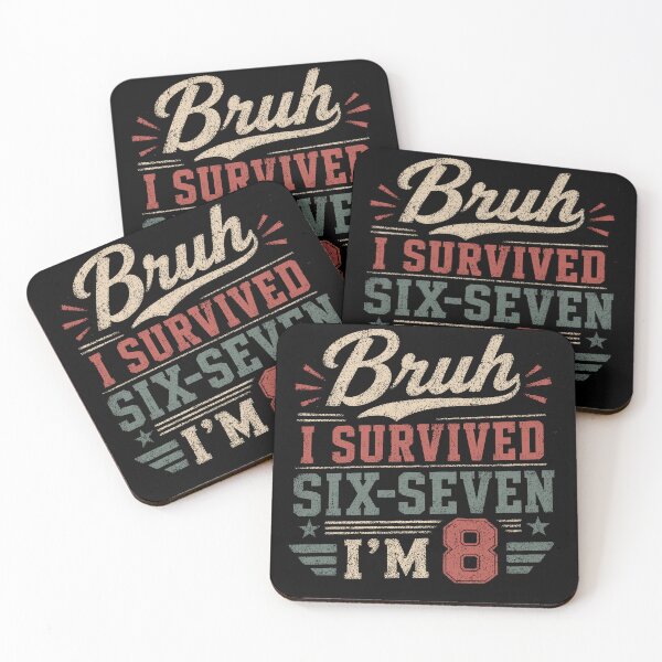 Item preview, Bruh I survived 67 I'm 8 , Funny Boys 8th Birthday designed and sold by will freed18.