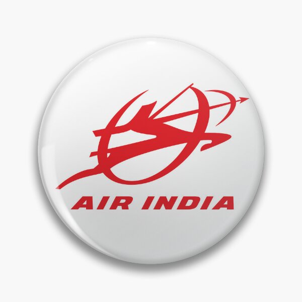 Aperçu de l'œuvre Logo rétro vintage d'Air India, livrée de la compagnie aérienne de 1946 créée et vendue par RetroAviation.