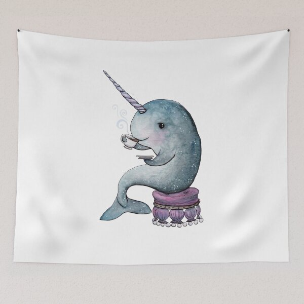 Item preview, Narwhal Teatime designed and sold by Christy Grace.