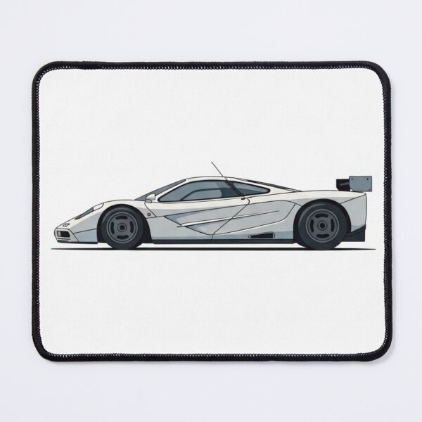 Item preview, McLaren F1 Silver Classic Supercar Retro Polaroid Art designed and sold by Motorline44.