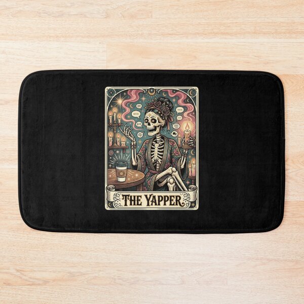 Item preview, THE YAPPER Chatty Skeleton Coffee Lover Tarot designed and sold by snowry.