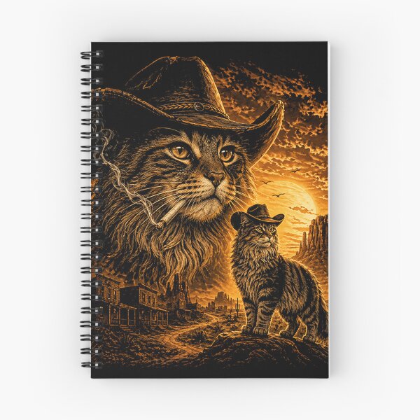 Item preview, Cowboy Cat Smoking Cat Graphic, Vintage Western Desert, Cat Lover  designed and sold by will freed18.