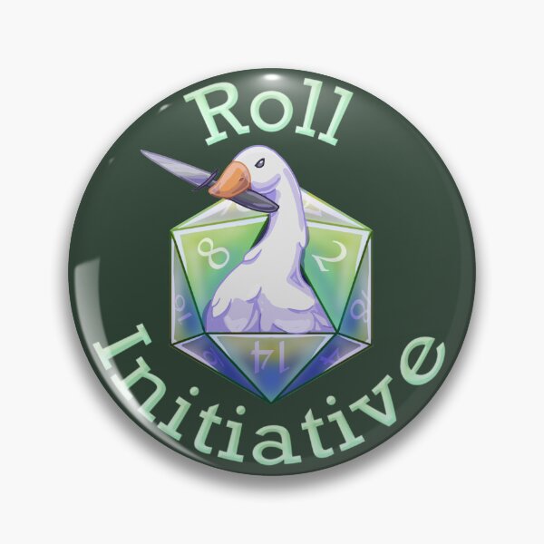 Item preview, Roll Initiative Goose - Green designed and sold by -Solarly-.