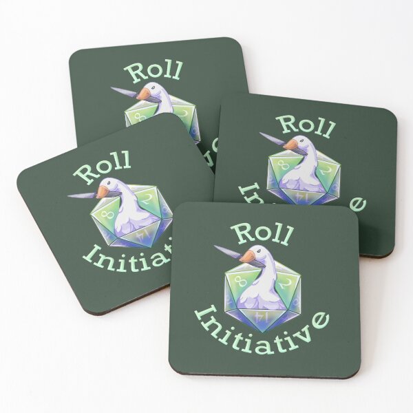 Item preview, Roll Initiative Goose - Green designed and sold by -Solarly-.