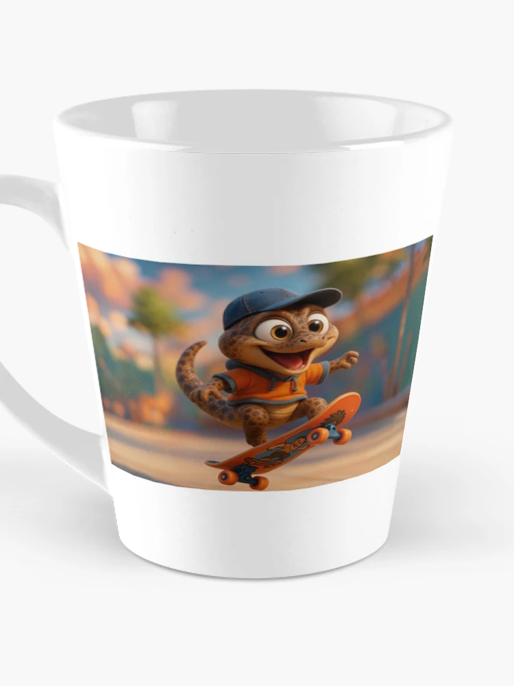 Thumbnail 3 of 4, Coffee Mug, Skater Timor Python designed and sold by Sillytoe.