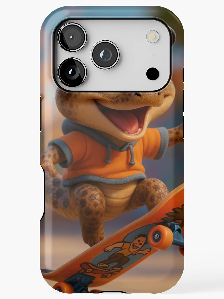 Thumbnail 1 of 4, iPhone Case, Skater Timor Python designed and sold by Sillytoe.