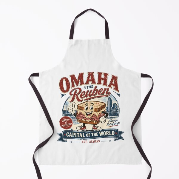 Item preview, Omaha - Reuben Capital of the World - Vintage Mascot designed and sold by The Masked Designer.