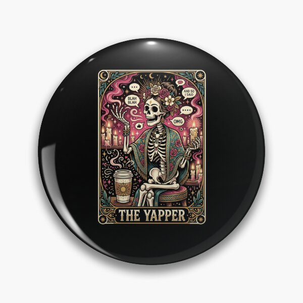 Item preview, The Yapper Talking Skeleton Coffee Lover designed and sold by snowry.