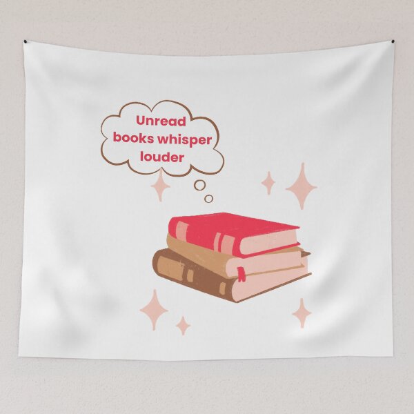Item preview, Unread books whiper louder designed and sold by creativityisfun.
