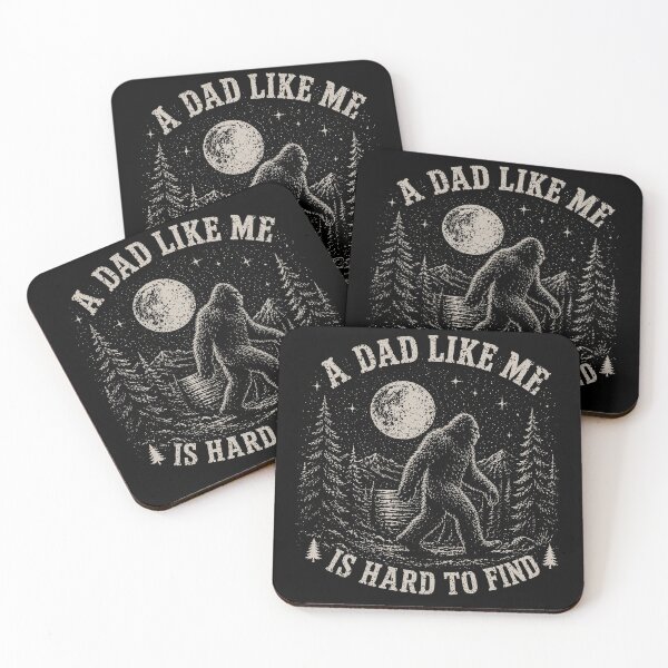 Item preview, Dad Like Me Is Hard To Find - Funny Bigfoot At The Moon designed and sold by will freed18.