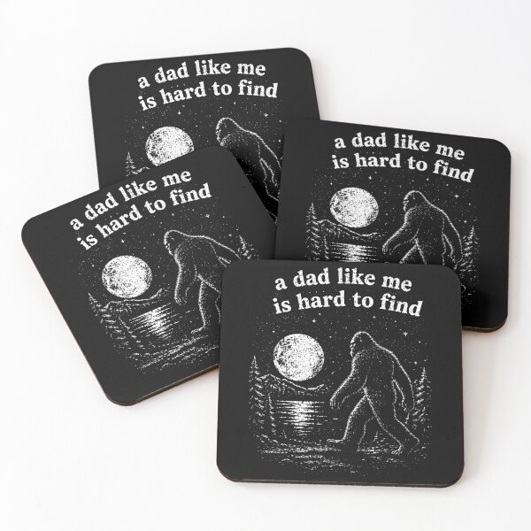 Item preview, Dad Like Me Is Hard To Find - Funny Bigfoot At The Moon designed and sold by will freed18.