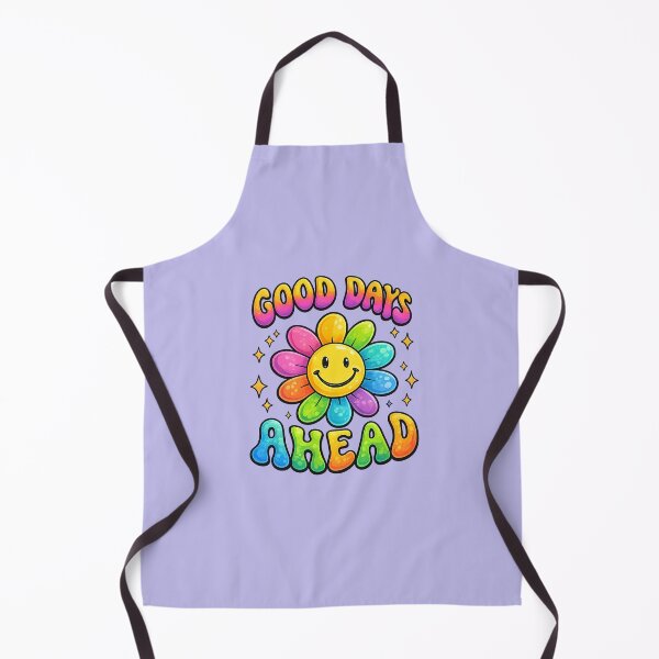 Item preview, Groovy Smiley Flower Good Days Ahead designed and sold by FEEL GOOD CLUB DESIGNS.