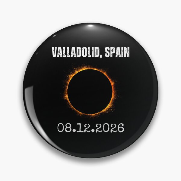 Item preview, Valladolid Spain Total Solar Eclipse 08.12.2026 designed and sold by snowry.