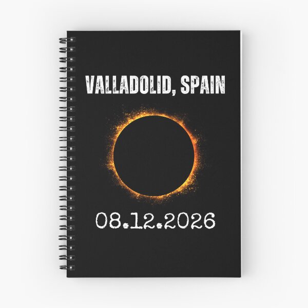 Item preview, Valladolid Spain Total Solar Eclipse 08.12.2026 designed and sold by snowry.