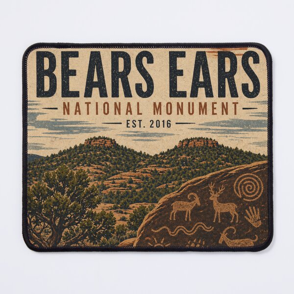 Item preview, Bears Ears National Monument Retro designed and sold by Redrockthreads.