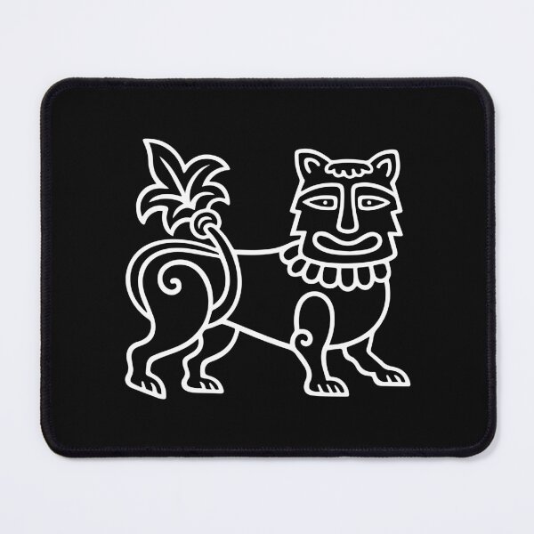 Item preview, Retro Japanese Shisa Lion Dog – Okinawan Guardian Spirit Artwork designed and sold by Analog Aura .