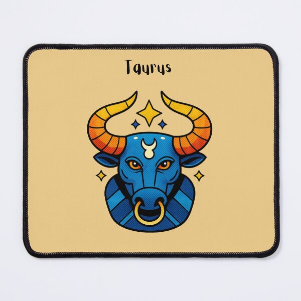 Item preview, Taurus Zodiac Sign Pop Art Bull Illustration designed and sold by SolutionsArt.