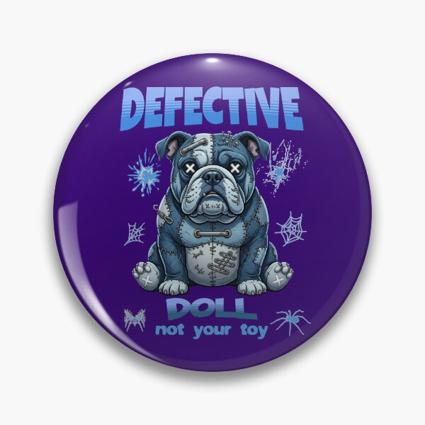 Item preview, Voodoo Bulldog – Not Your Toy Creepy Cute Gothic Dog Design designed and sold by PixelsPaws.