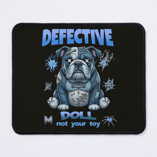 Item preview, Voodoo Bulldog – Not Your Toy Creepy Cute Gothic Dog Design designed and sold by PixelsPaws.