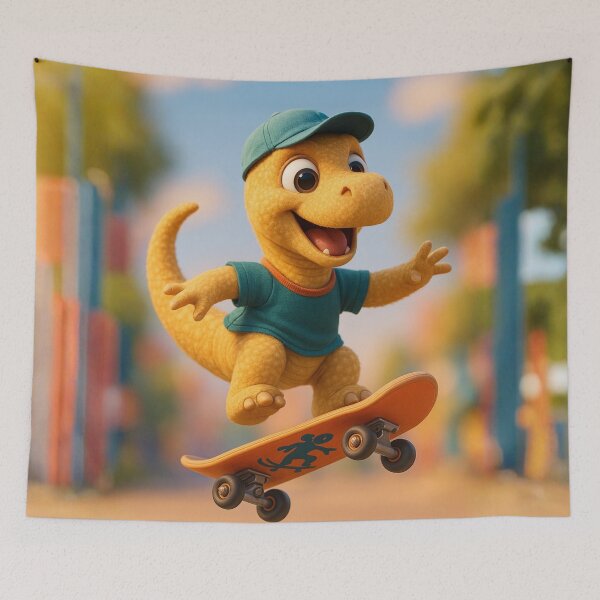 Item preview, Skater Titanosaur Dinosaur designed and sold by Sillytoe.
