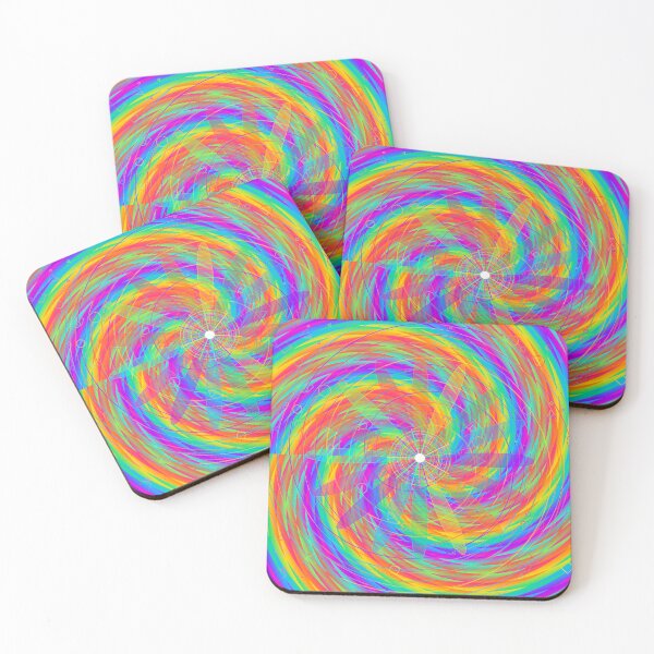 Item preview, Psychedelic Wall Art Print | Colorful Abstract Poster | Trippy Rainbow Decor | DigitalDownload | Maximalist Home Decor designed and sold by start-tool.