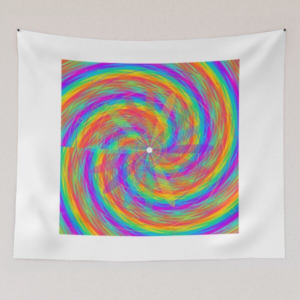Item preview, Psychedelic Wall Art Print | Colorful Abstract Poster | Trippy Rainbow Decor | DigitalDownload | Maximalist Home Decor designed and sold by start-tool.