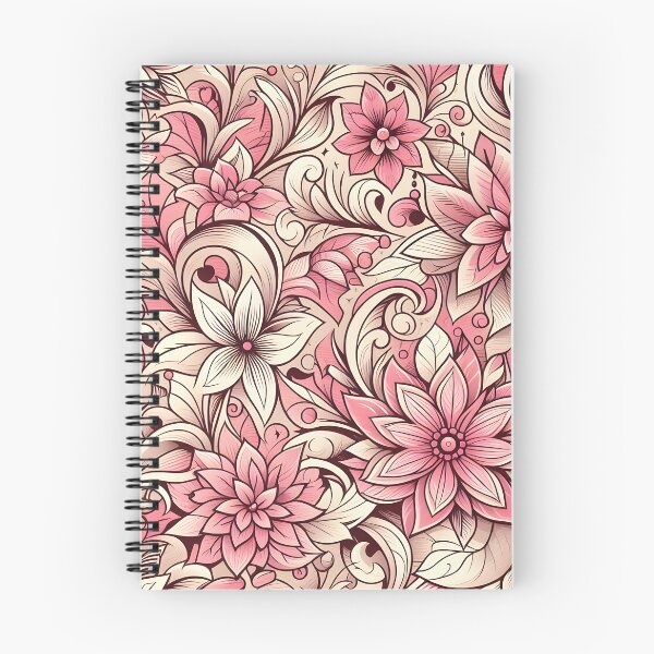 Item preview, Soft Pink Line Floral Pattern Art designed and sold by Apex Designs.