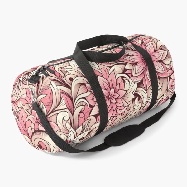 Item preview, Soft Pink Line Floral Pattern Art designed and sold by Apex Designs.