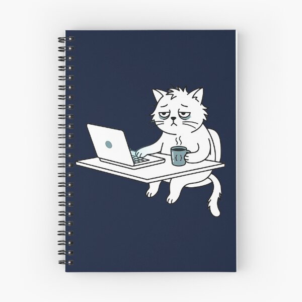Item preview, Programmer Cat – Funny Work Life Design designed and sold by Dogandesighn.
