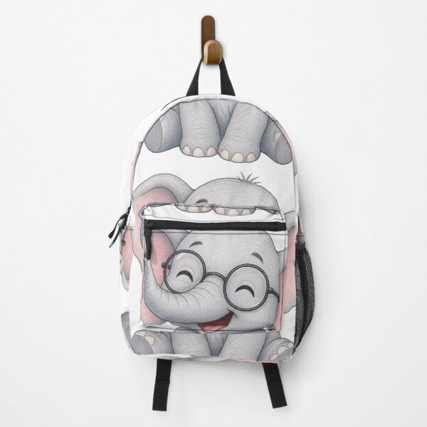 Artikelvorschau, Niedliches Elefantenbaby mit Brille, Kawaii-Kunst entworfen und verkauft von Hafcishop.