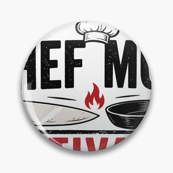 Item preview, Chef Mode Activated Funny Cooking Humor Kitchen Lifestyle Food Lover Minimal Design designed and sold by StickyGuys.