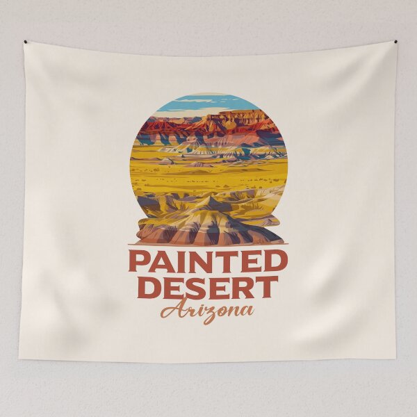 Item preview, Vintage Arizona Painted Desert Travel Badge designed and sold by LinaValearte.