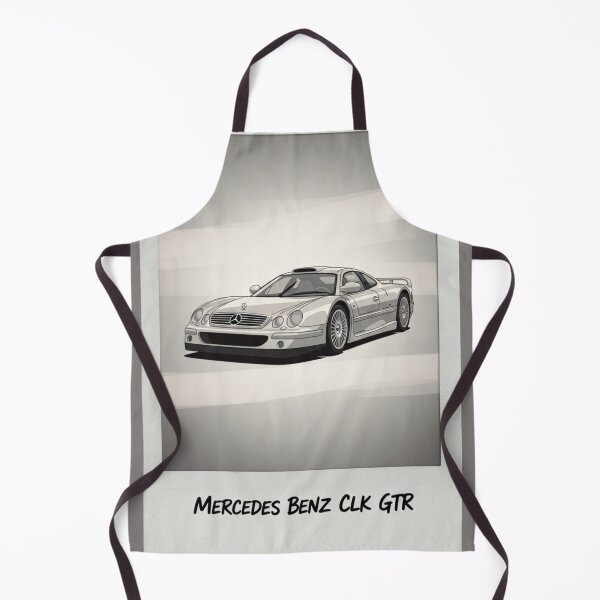 Item preview, Mercedes Benz CLK GTR Silver Classic Supercar Retro Polaroid Art designed and sold by Motorline44.