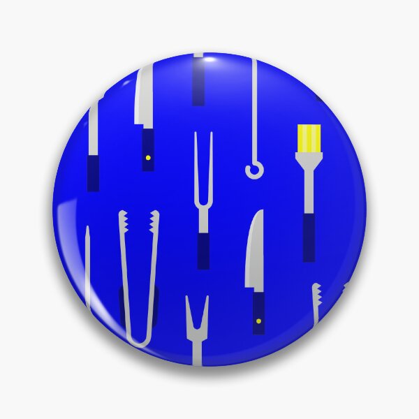 Item preview, barbeque equipment summer bbq chef blue designed and sold by Gossip Rag.