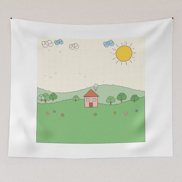 Item preview, Naive Folk Art Print | Whimsical Countryside Illustration | Cute Hand Drawn Wall Art | Cozy Home Decor designed and sold by start-tool.
