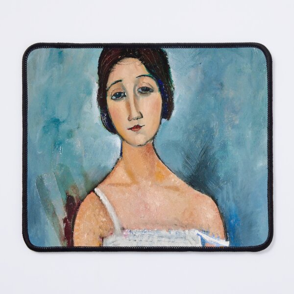 Item preview, Beautiful Woman After Modigliani designed and sold by Vicky Brago-Mitchell®.