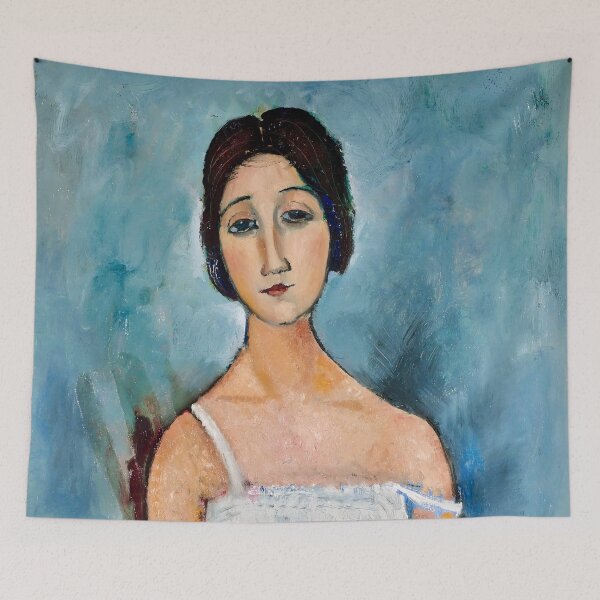 Item preview, Beautiful Woman After Modigliani  designed and sold by Vicky Brago-Mitchell®.